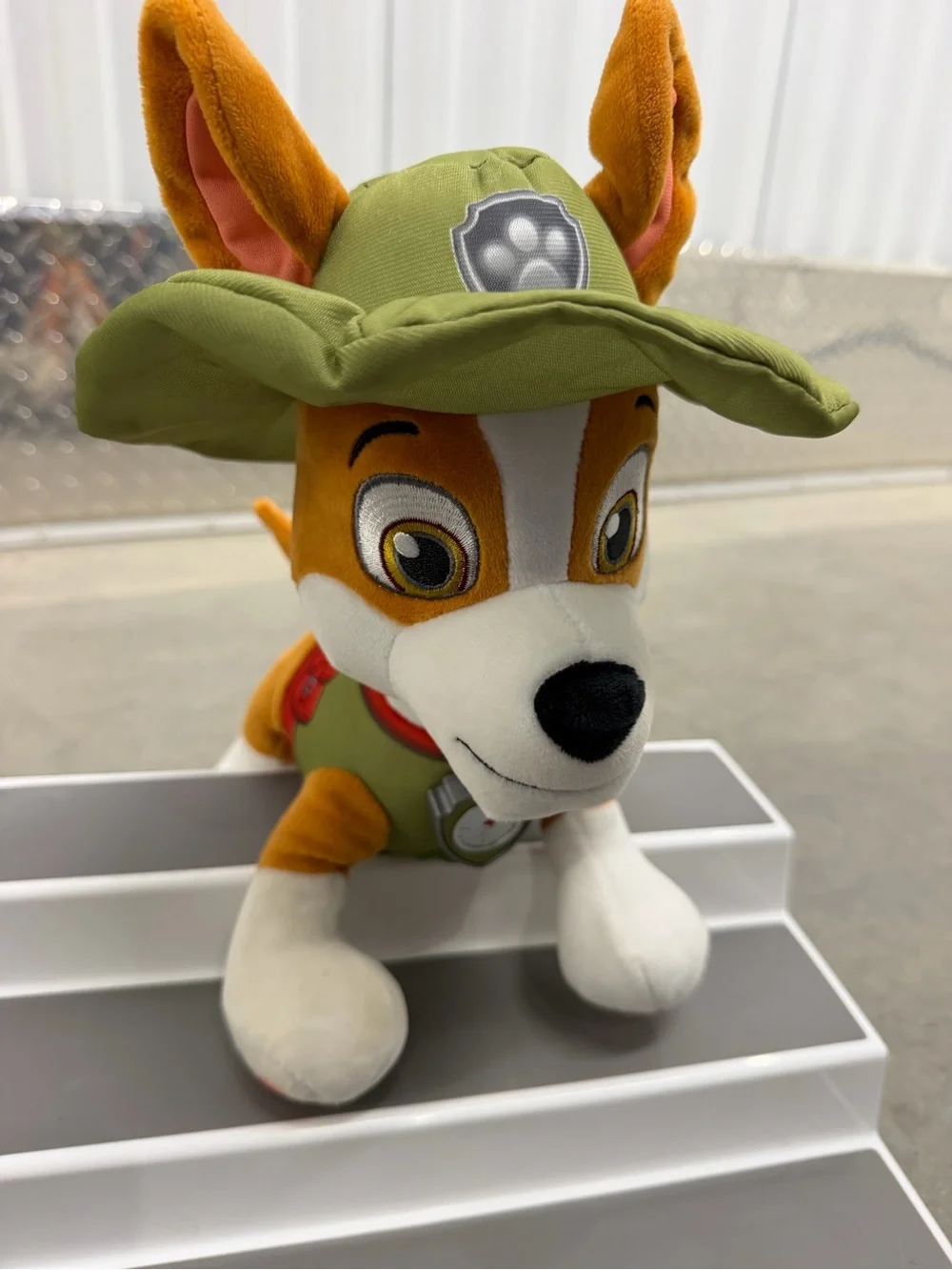 Paw Patrol Rocky Plush Toy - Green, White, Brown, Orange Talks